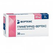 Глимепирид-Вертекс таб. 2мг N30